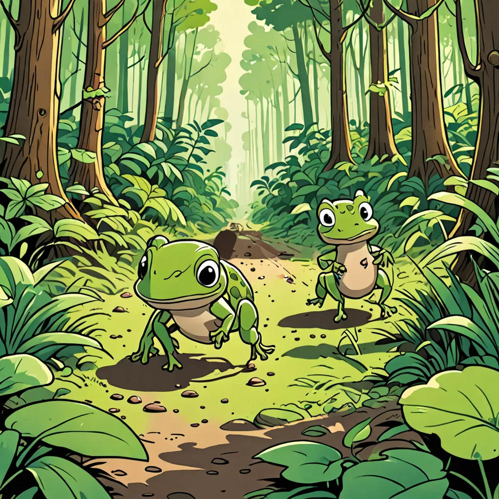 The Ant and the Frog Race