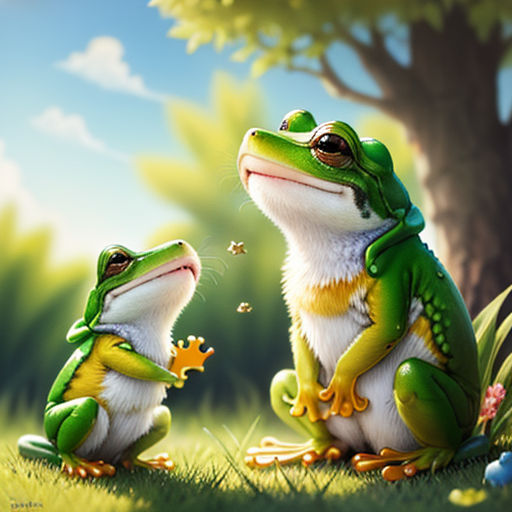 The Mischievous Frog and Rabbit