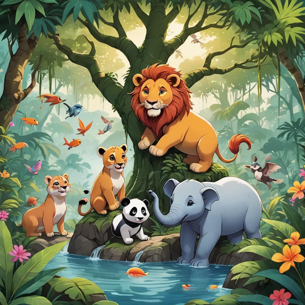 The Enchanted Adventures: A Journey with Animal Friends