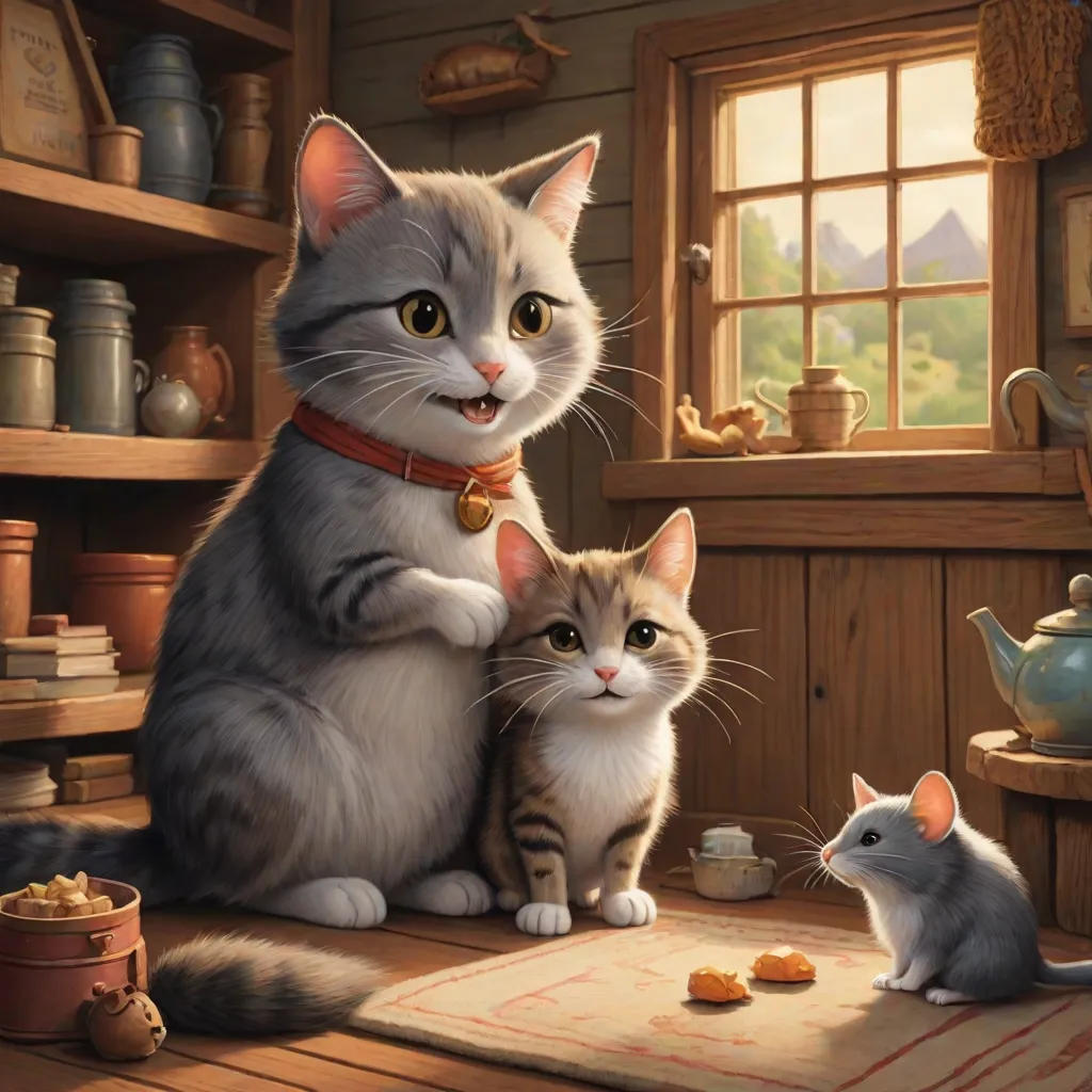 The Clever Cat and the Witty Mouse