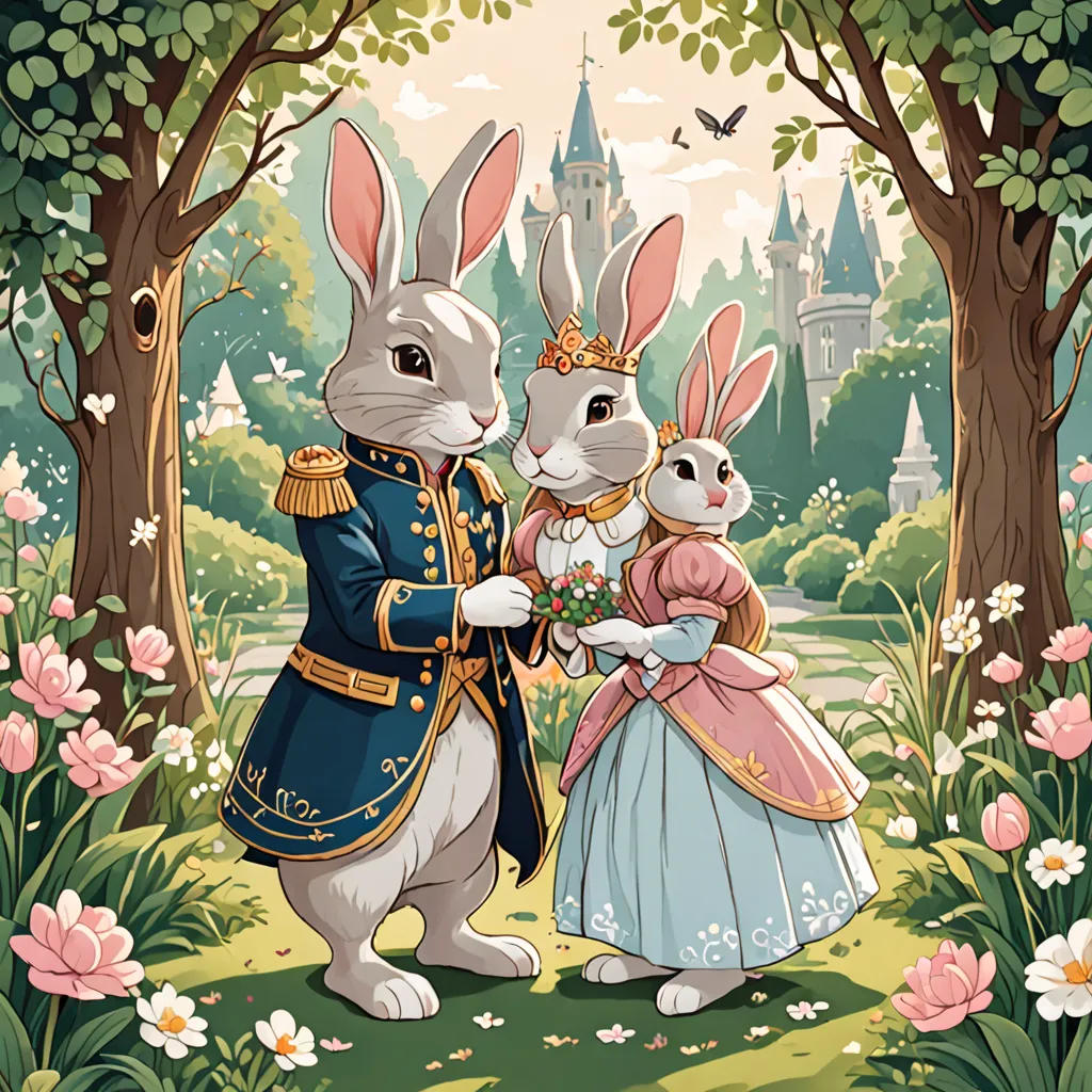 The Royal Rabbit Couple