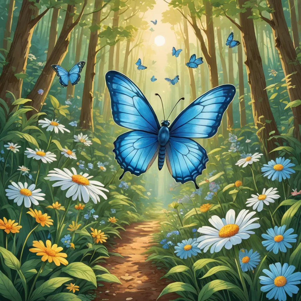 The Little Blue Butterfly