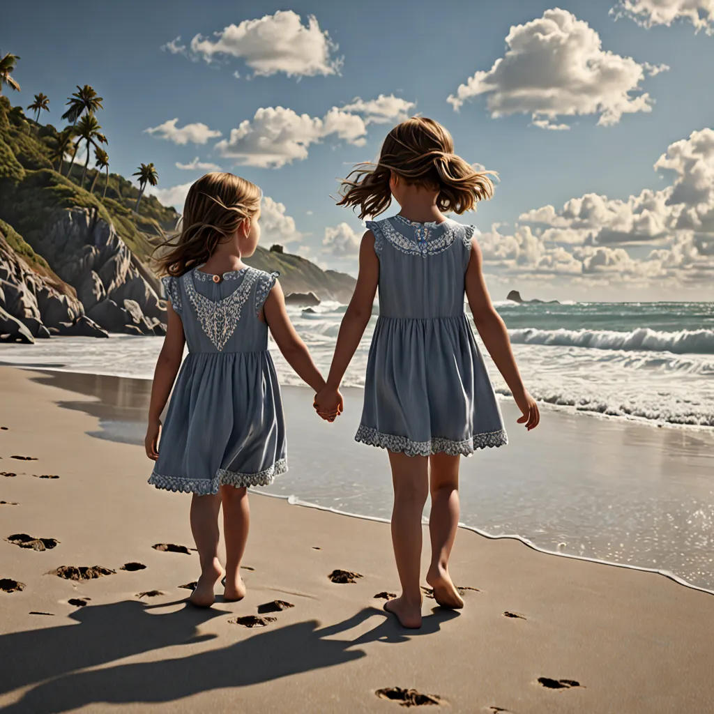 Zoey and Riley Go to the Beach