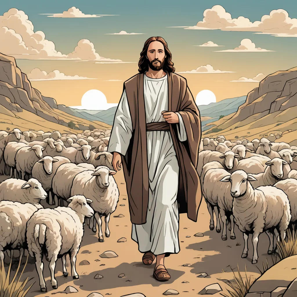 Jesus and the Lost Sheep