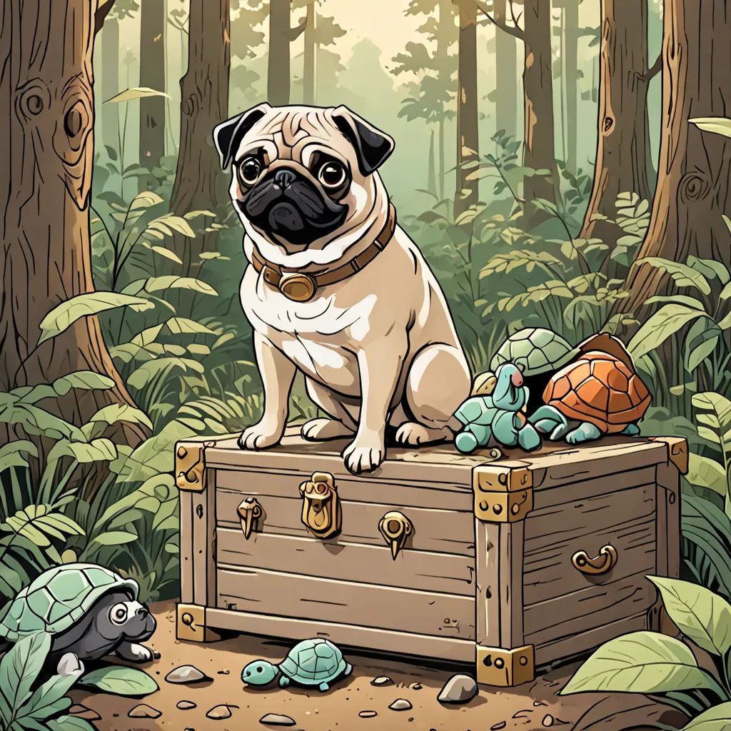 The Pug and Friends' Treasure Hunt