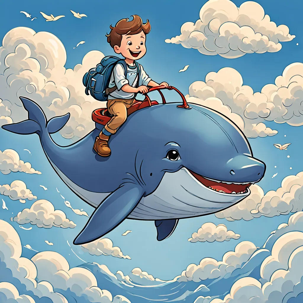 小朋友与蓝鲸的英语奇幻之旅