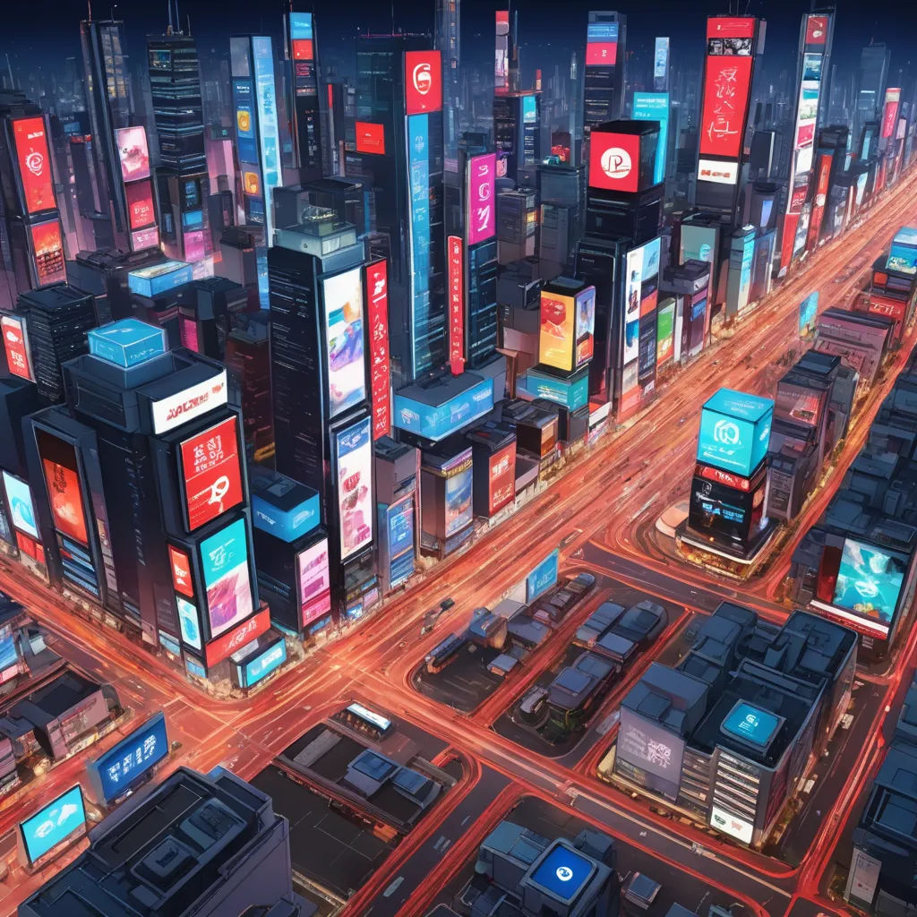 a city with lots of tall buildings and lots of traffic on a busy street at night time with bright lights, retrofuturism, concept art, Beeple, cyberpunk city