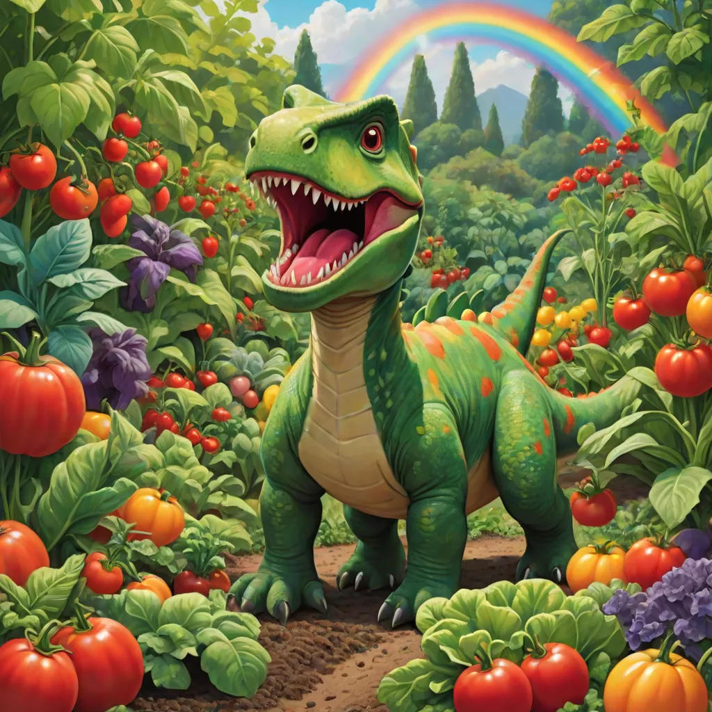 Dino's Delicious Veggie Adventure