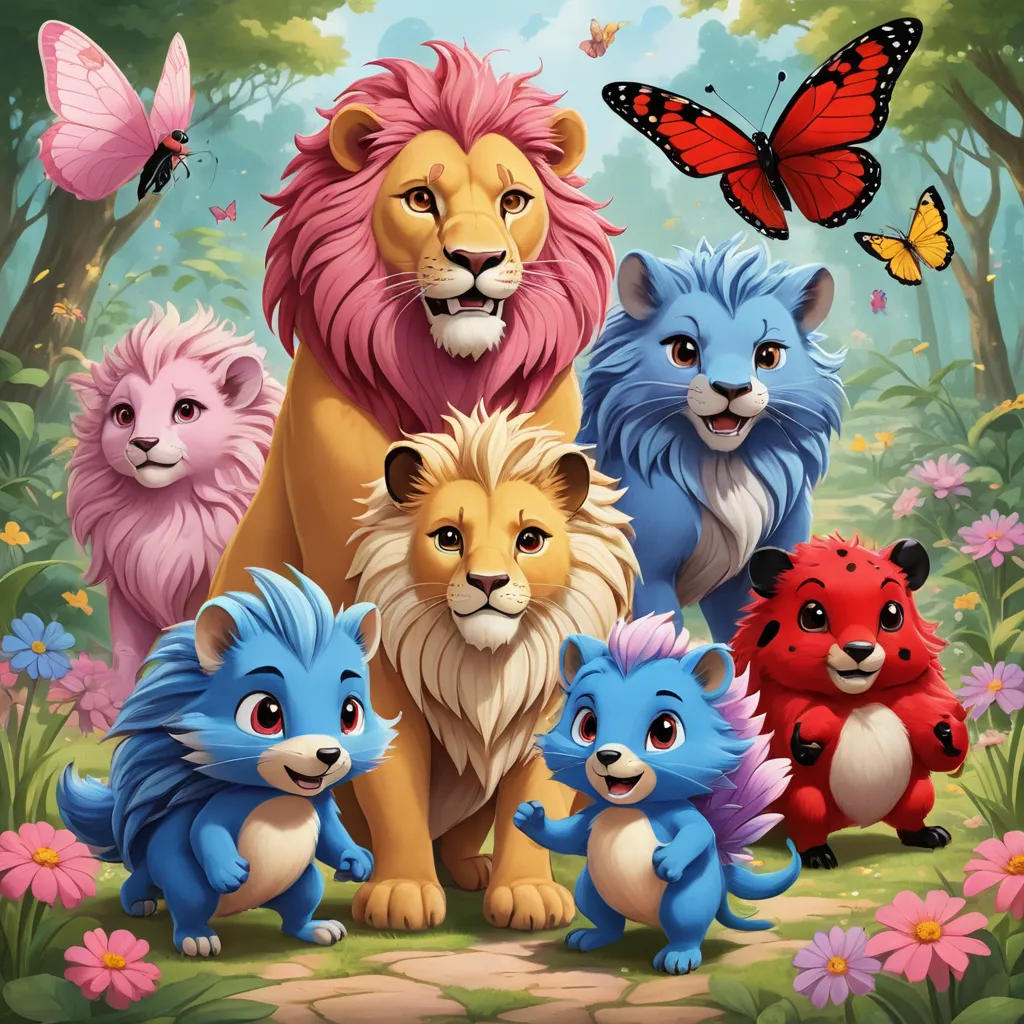 The Adventure of Friends in the Kingdom of Colors