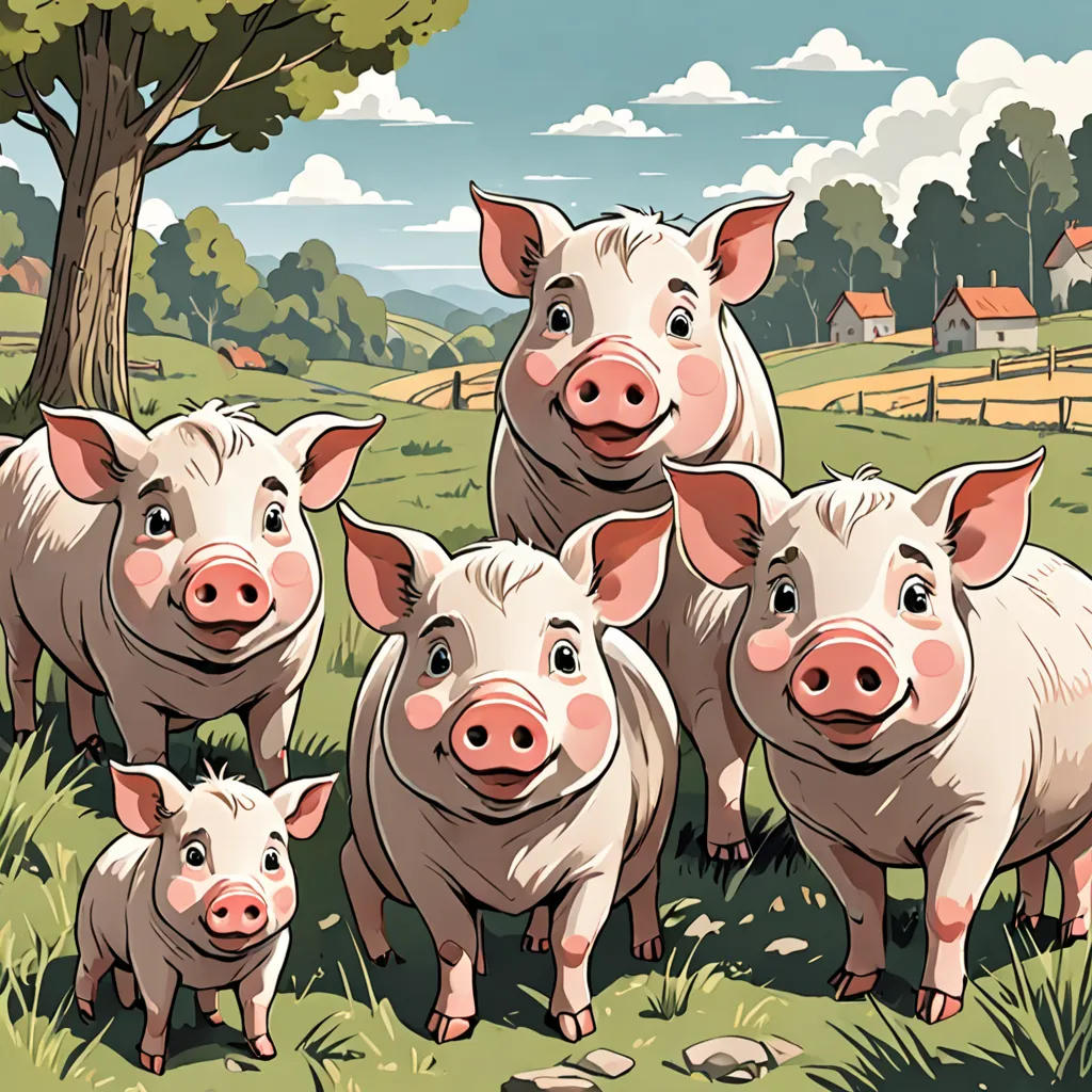 The Three Little Pigs and the Big Bad Wolf