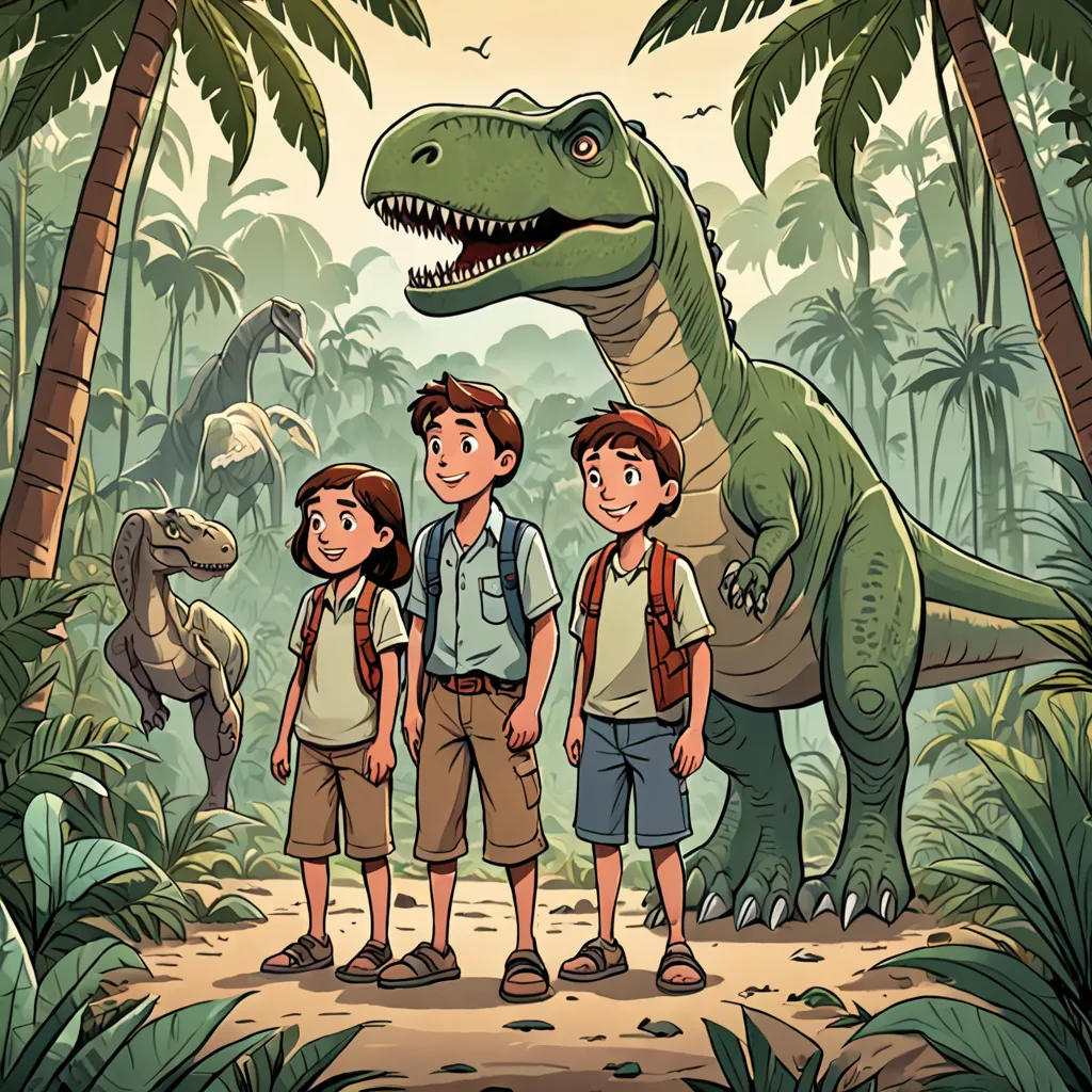 Aventure au pays des dinosaures