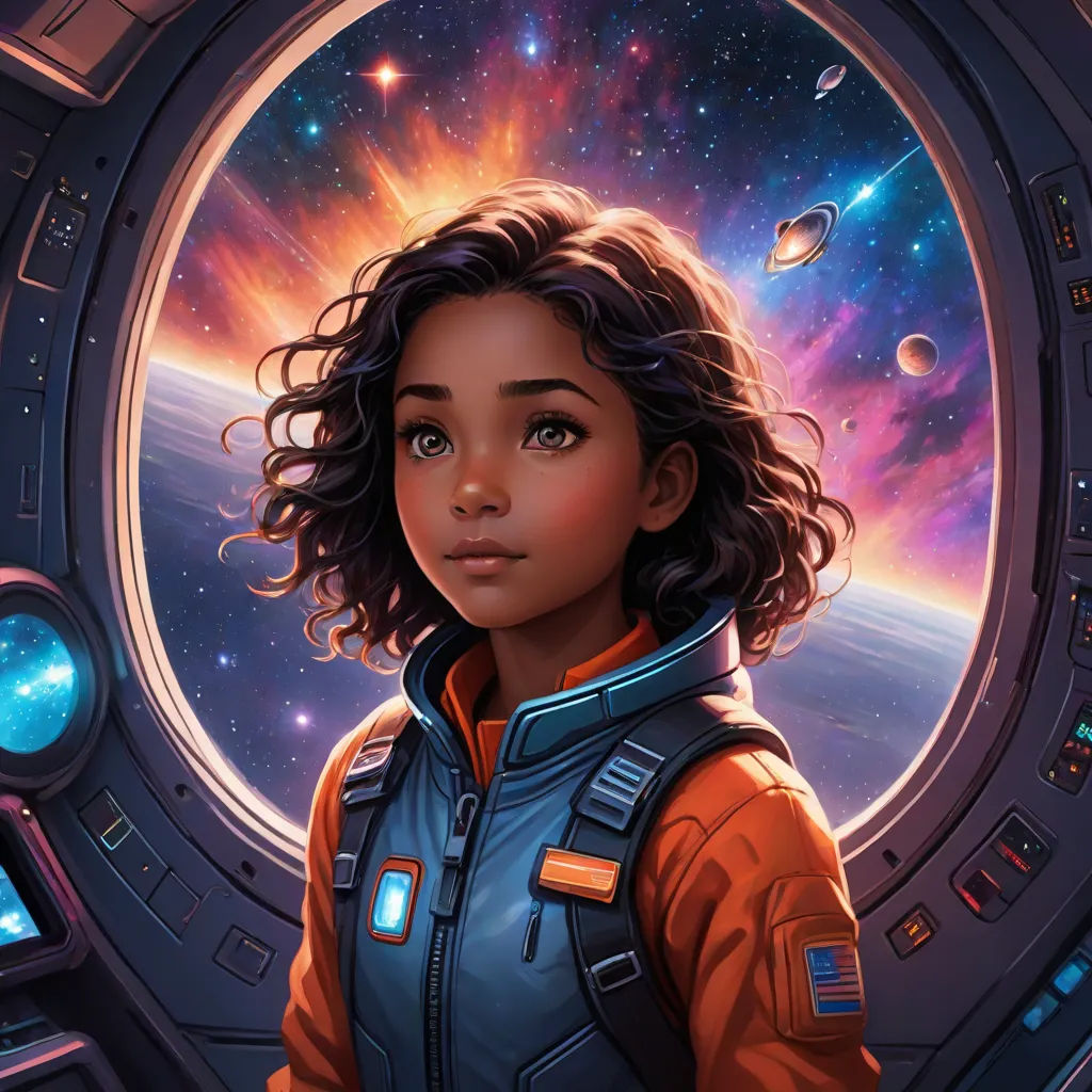 A Little Girl's Journey to the Stars