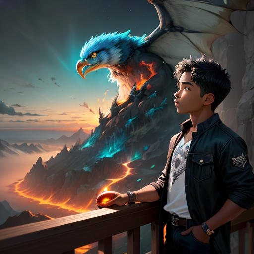 The Dragon and the Lava Monster