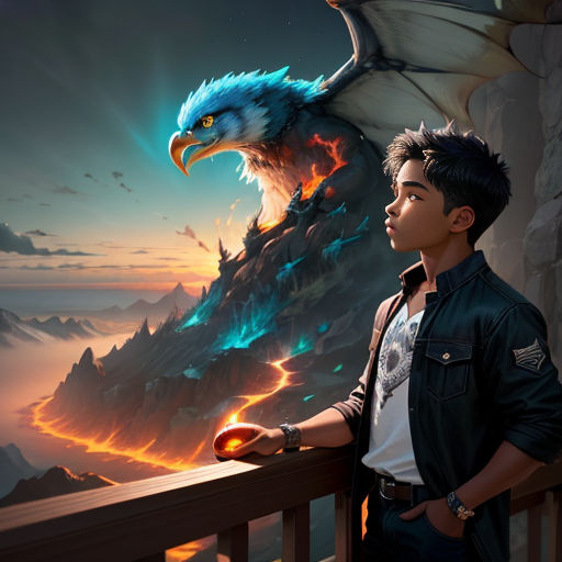 The Dragon and the Lava Monster