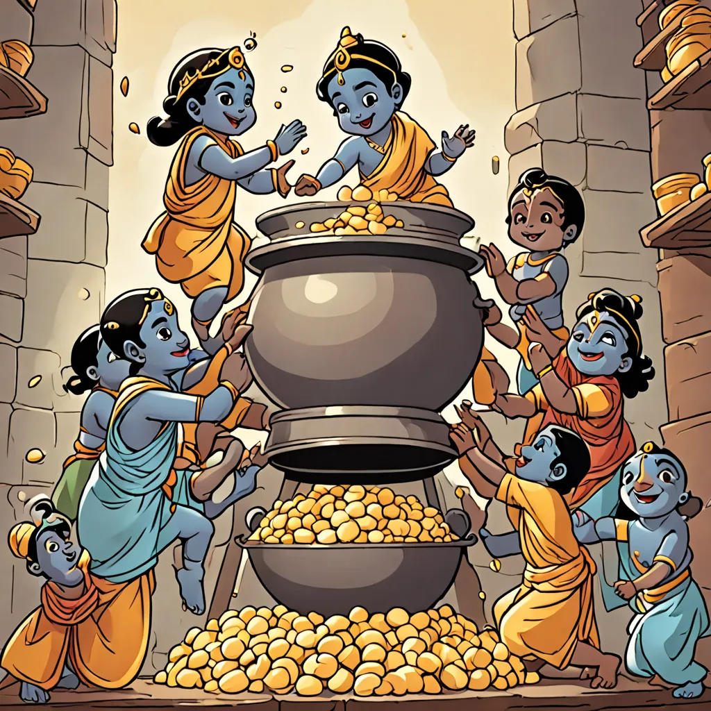 Krishna's Butter Adventure