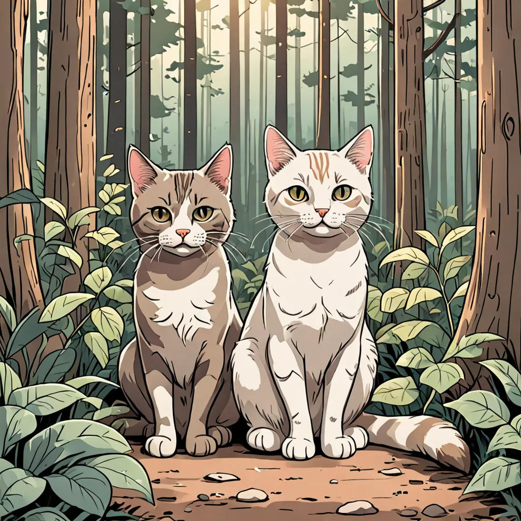 The Forest Feline Friends