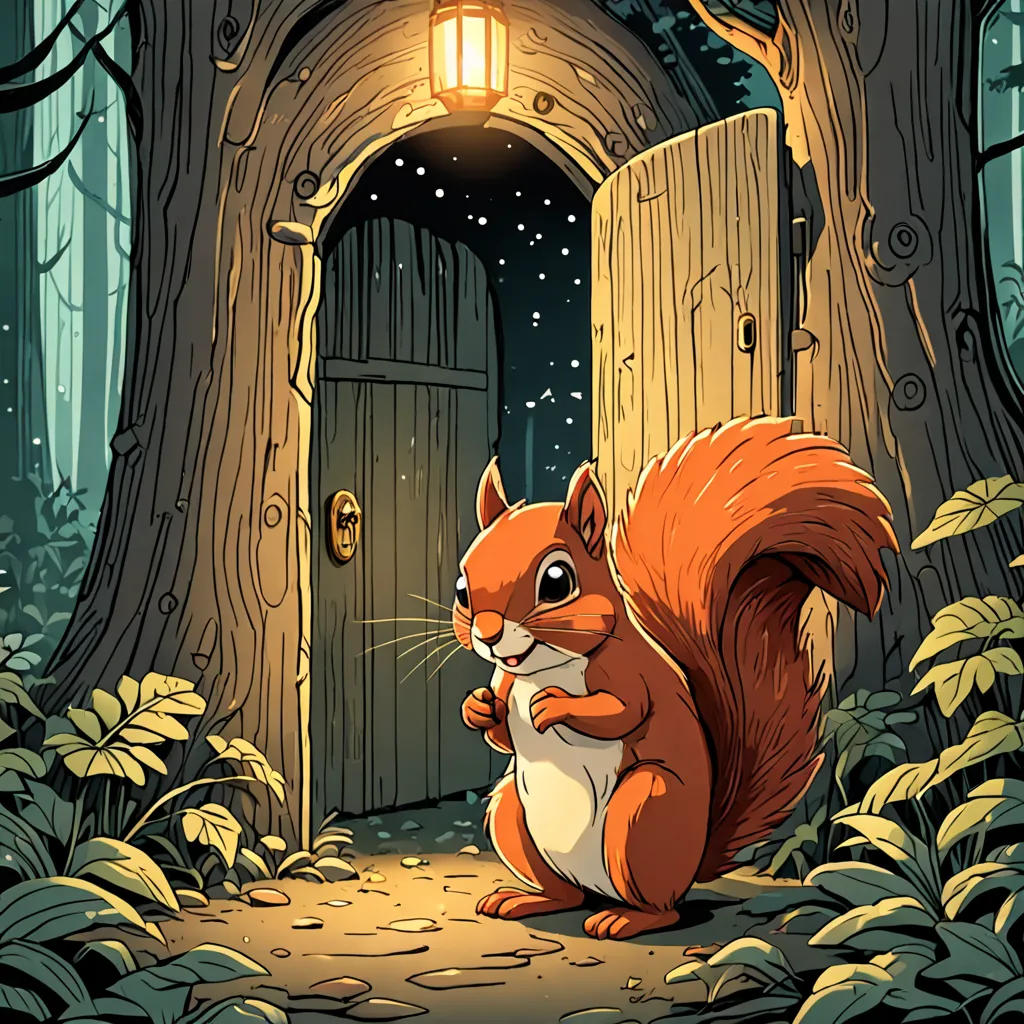 Nutty and the Hidden Door