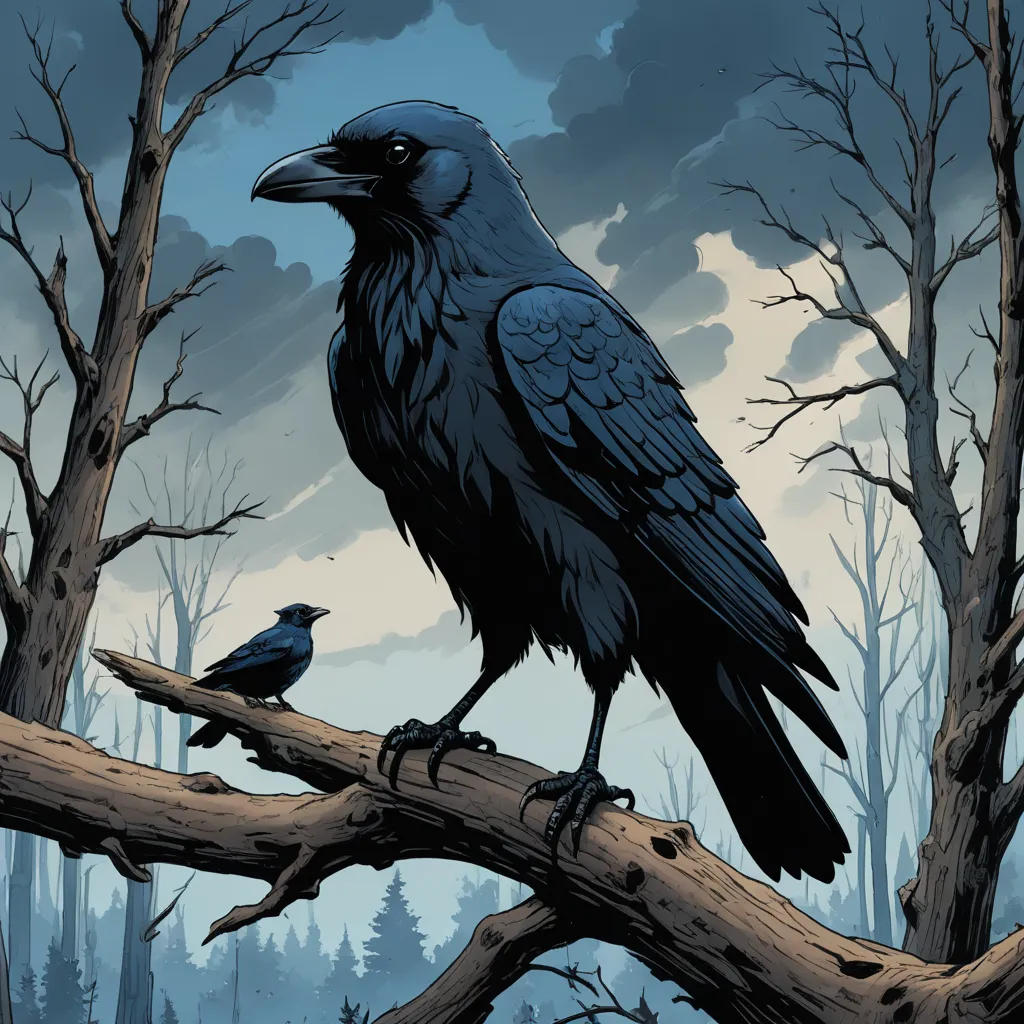 The Crow and the Blue Wolf