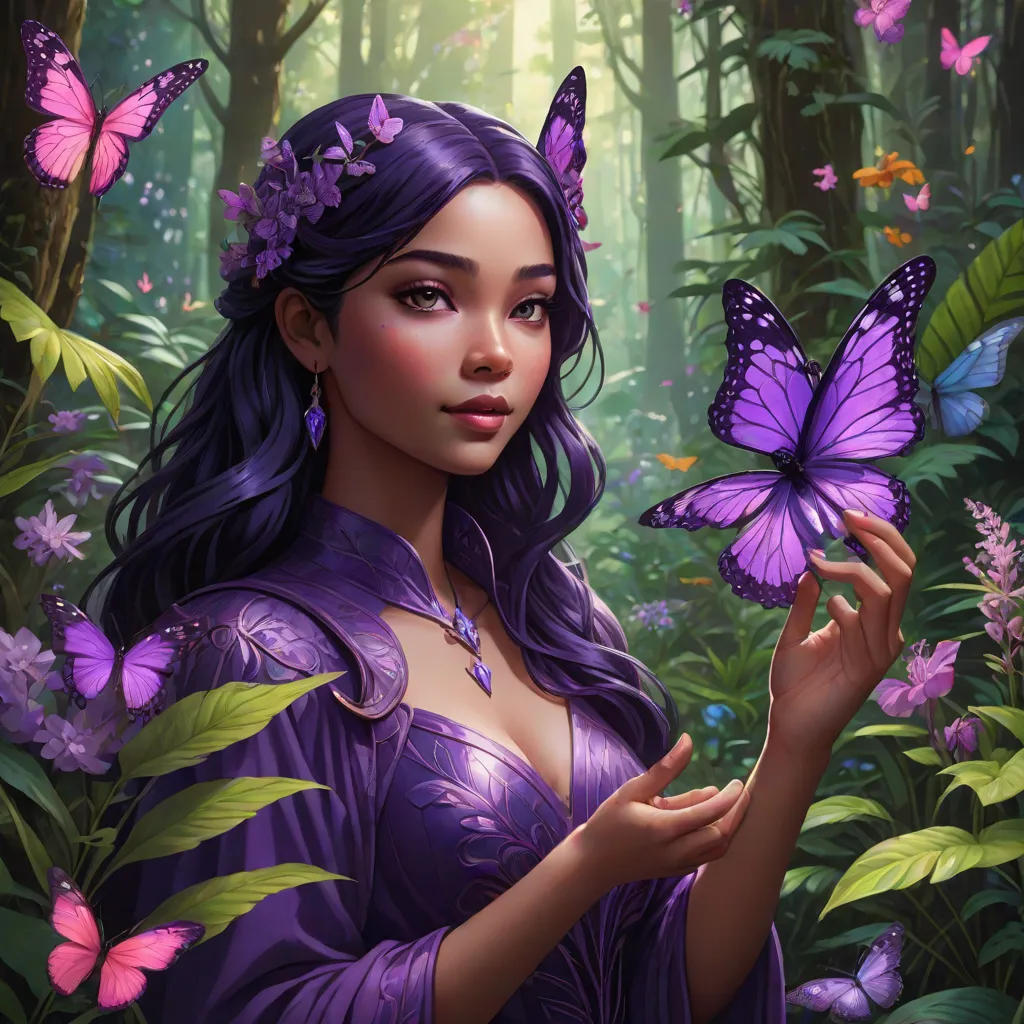 The Purple Butterfly
