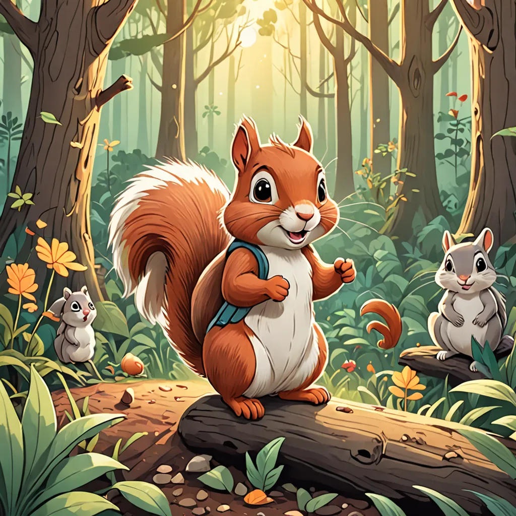 The Enchanted Quest of Willow the Squirrel