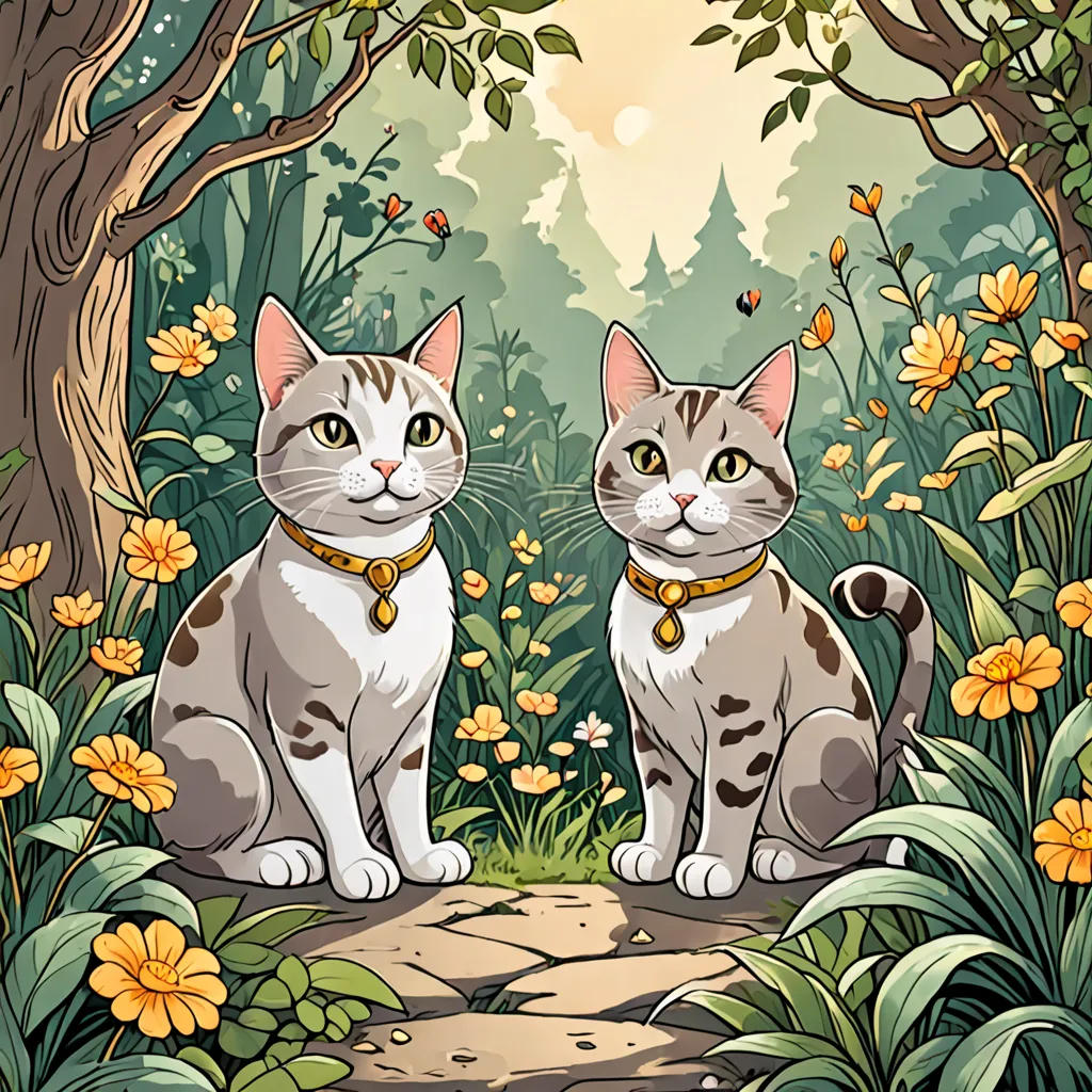 The Mysterious Misadventures of Two Curious Cats