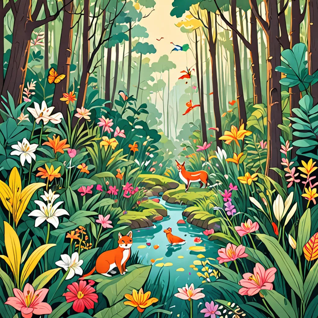 A Floresta das Cores