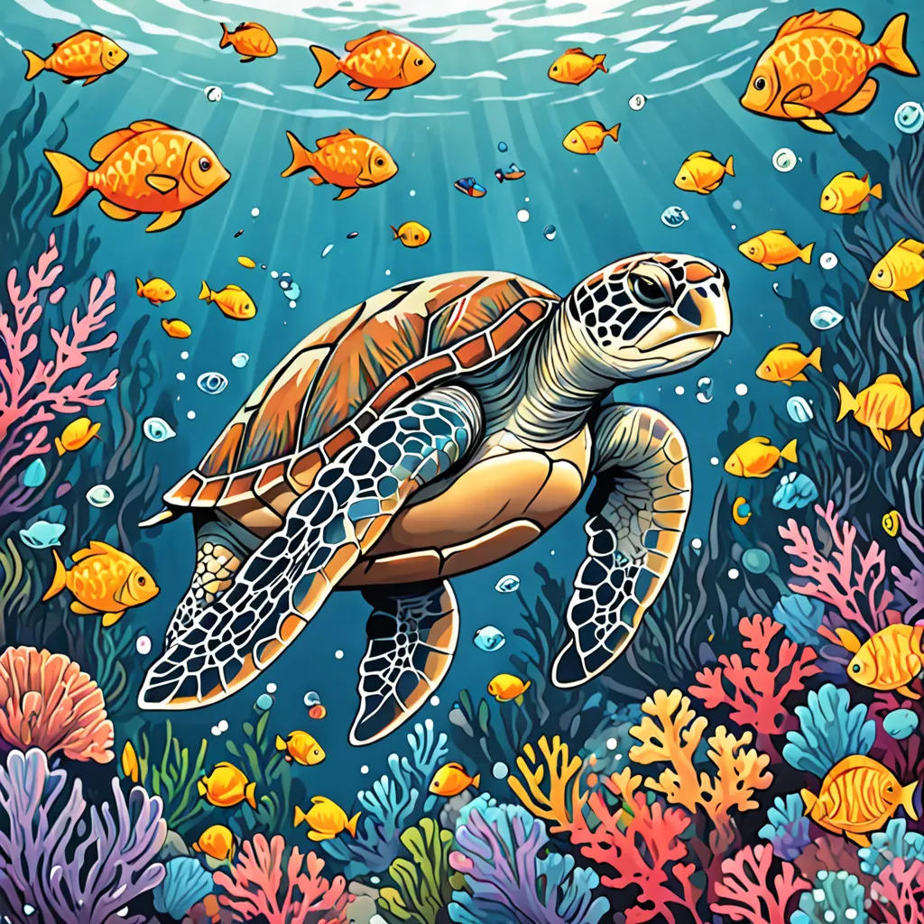 Tommy the Sea Turtle's Adventure