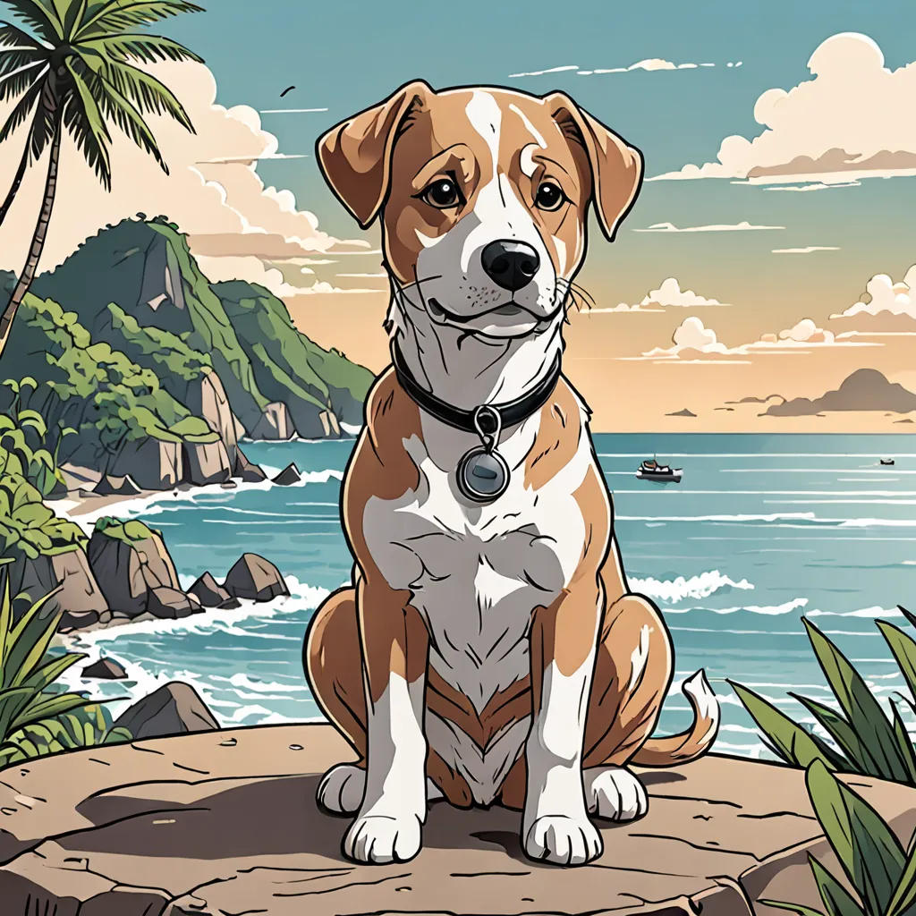 Kapten the Adventurous Bali Dog