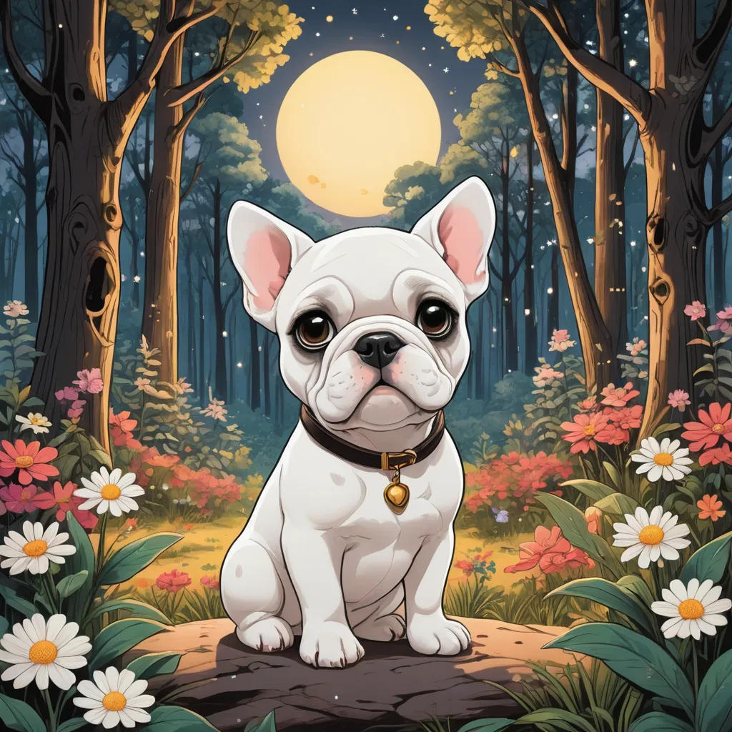 Joséfo, the White Bulldog Puppy