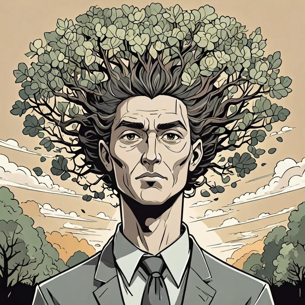 The Man with the Head Tree