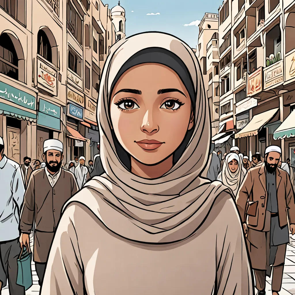 Amina's Journey of Kindness: A Tale of Good Manners in Islam