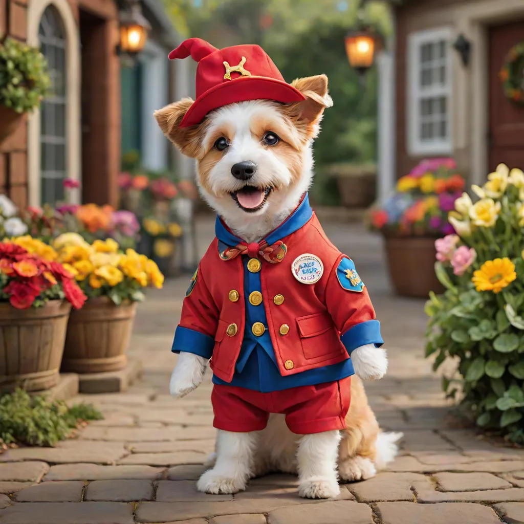 Henry The Dog Goes Trick Or Treating...