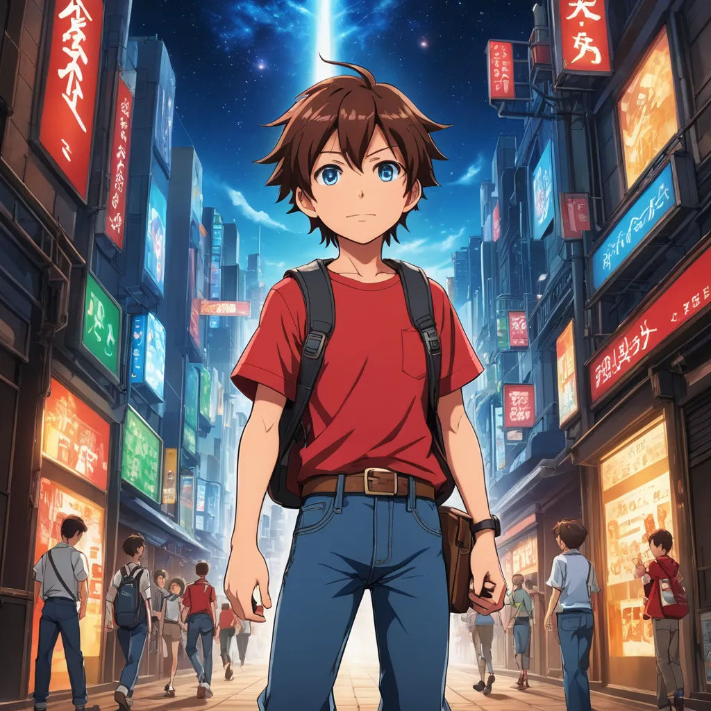 a man standing in a city at night with a backpack on his shoulder and a backpack on his shoulder, rayonism, concept art, Cedric Seaut (Keos Masons), anime key visual