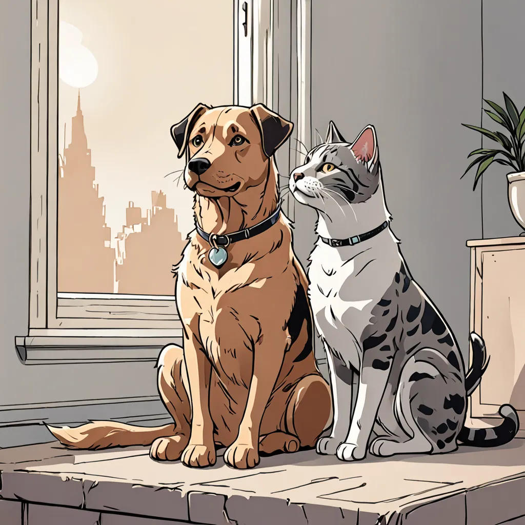 Paws and Claws: A Tail of Friendship