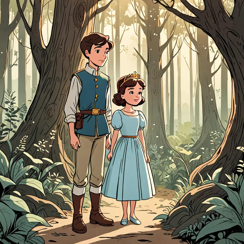 The Lonely Child and the Forest Princess
