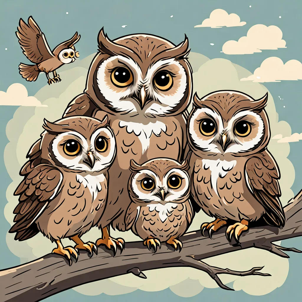 The Wise Owl Family