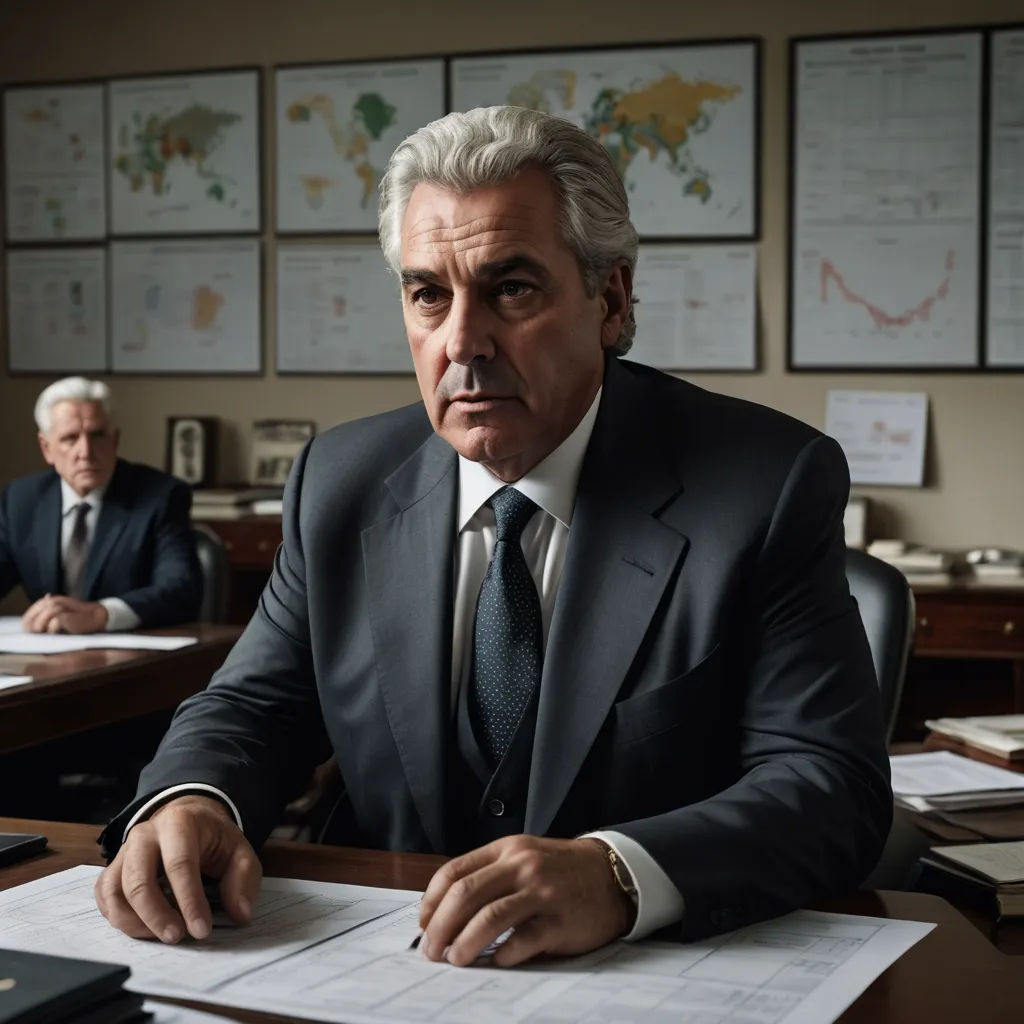 a man in a suit sitting at a desk with papers and a pen in his hand and a man in a suit sitting at a desk with papers and a phone in front of him, private press, a poster, Eric Taylor, promotional image