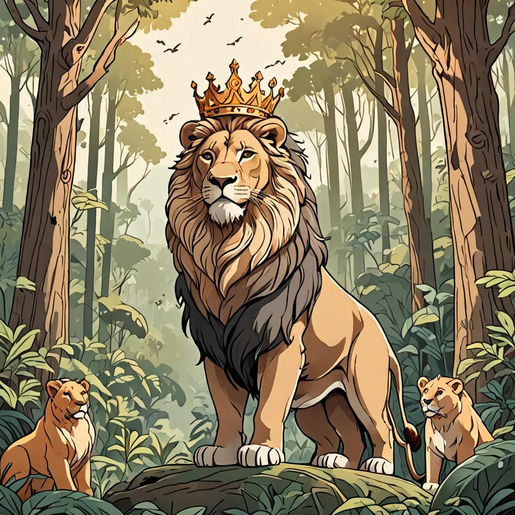 O Rei Leão da Floresta