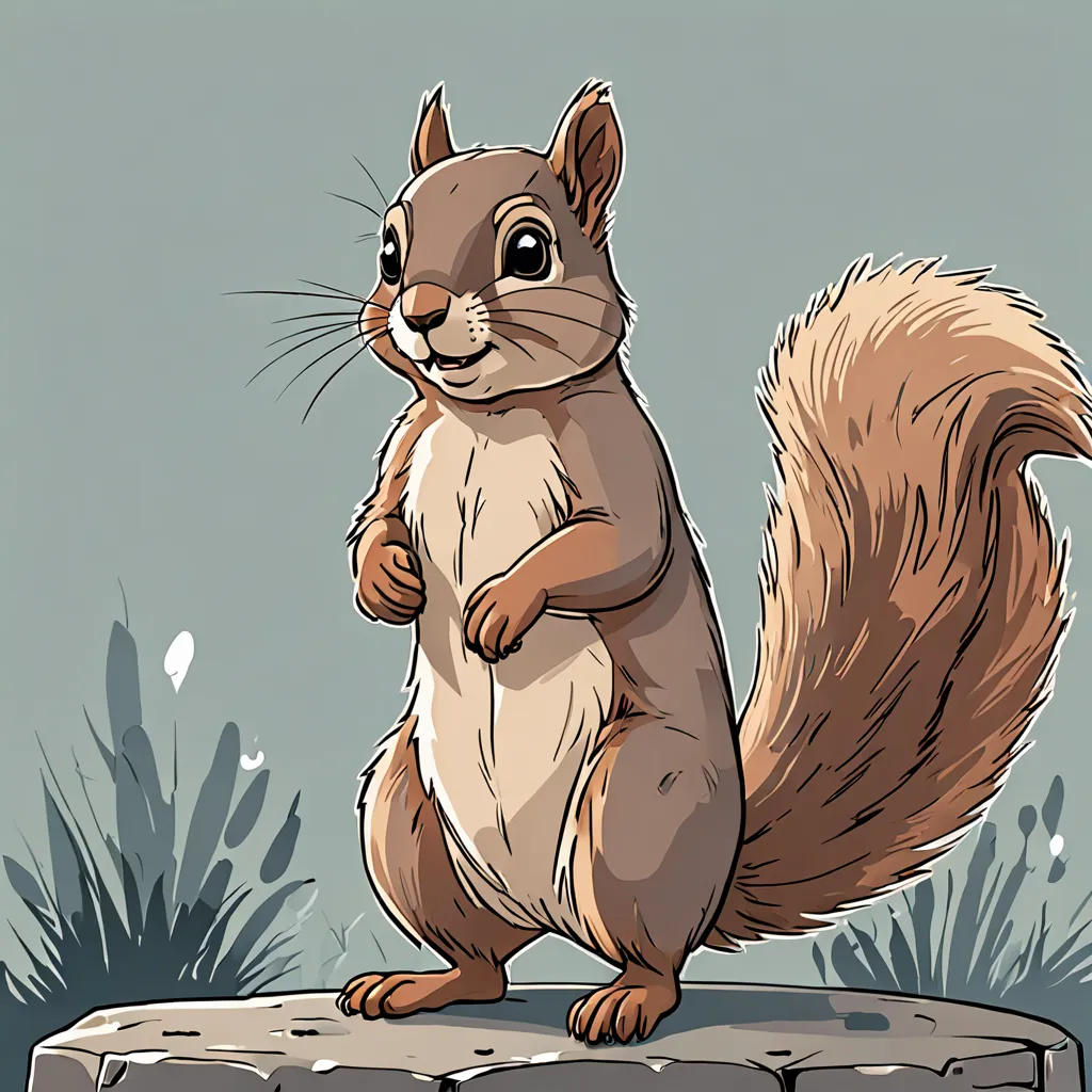 The Brave Little Squirrel