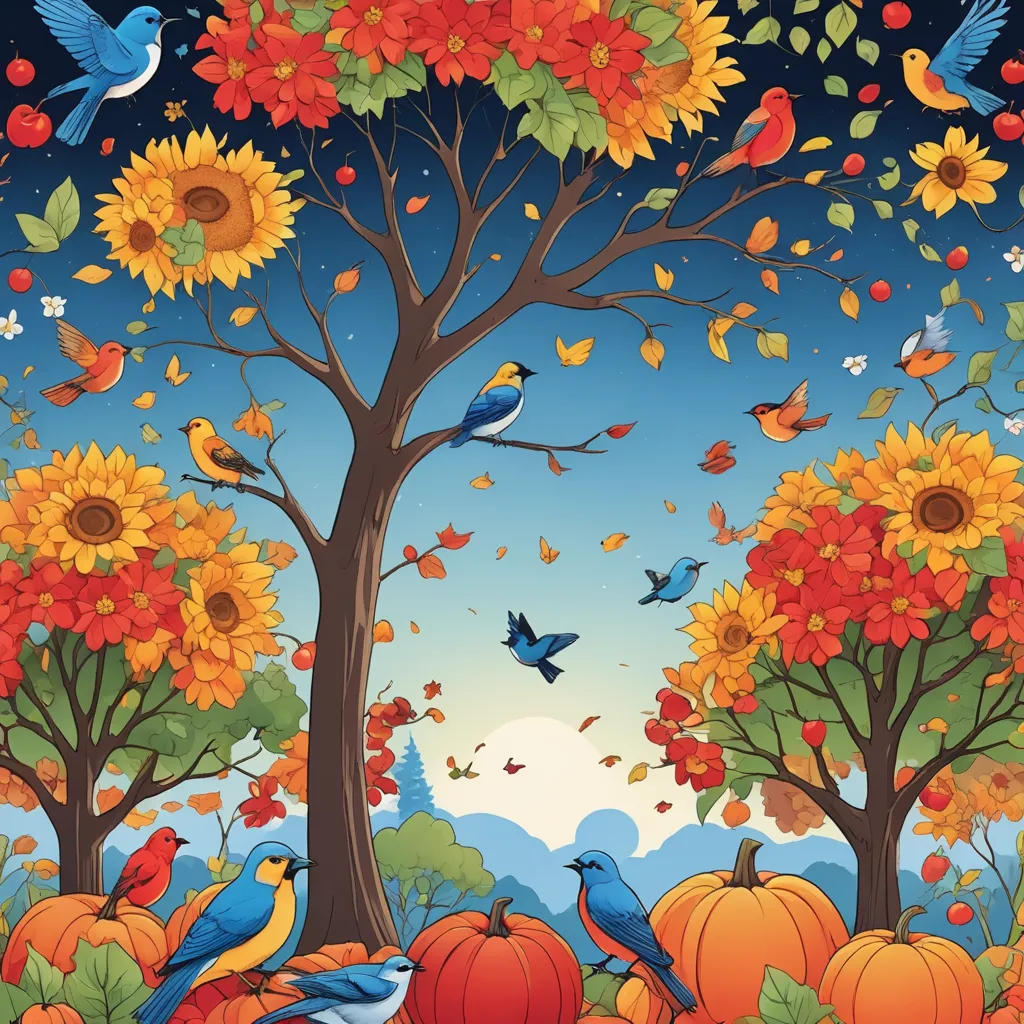 The Colorful Adventure of the Ten Little Birds