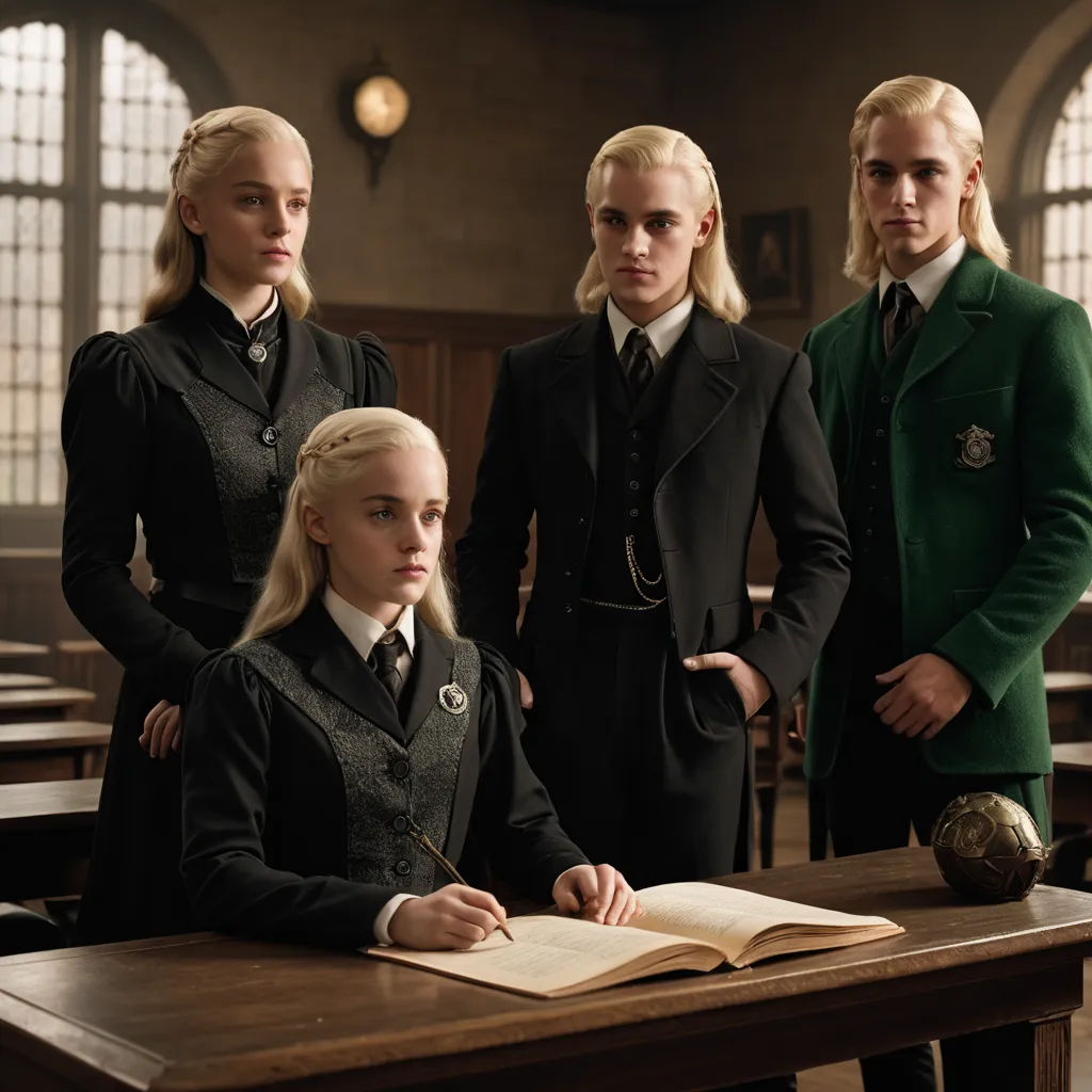 a group of people standing around a table with a book on it and a pen in their hand and a book in front of them, paris school, a renaissance painting, Ada Gladys Killins, vfx