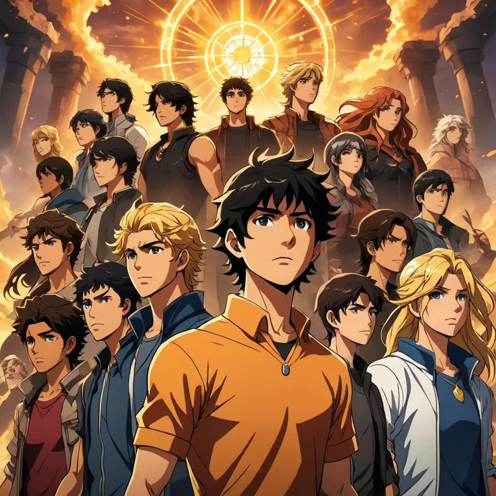 a group of people standing in front of a fire with a clock on it's face and a sky background, rayonism, a poster, Baiōken Eishun, promotional image
