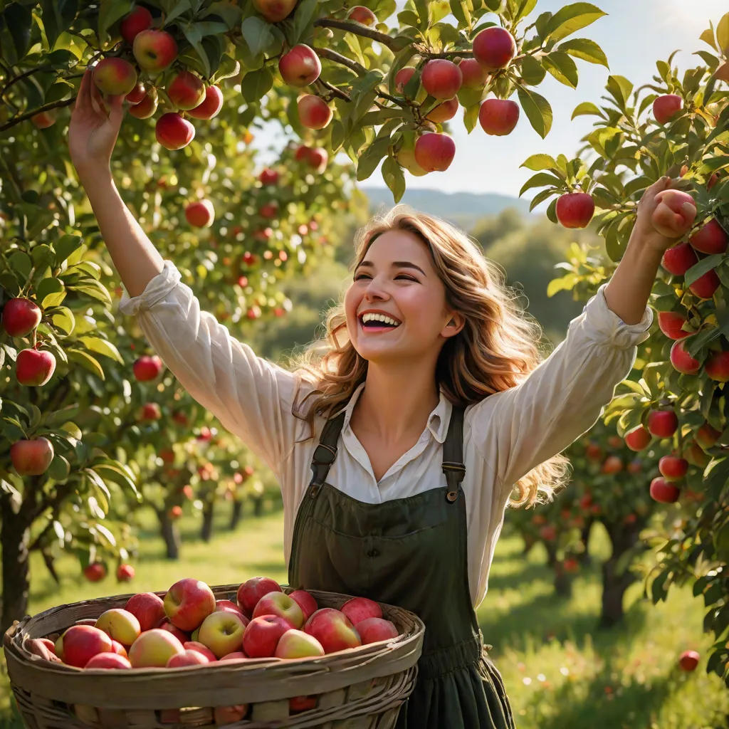 Elise Goes Apple Picking