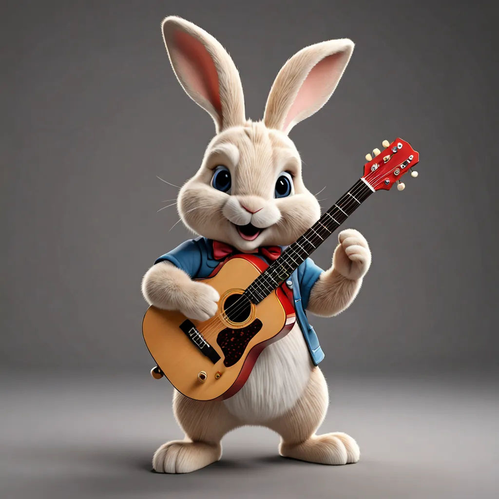 Cream The Rabbit's Guitar Journey