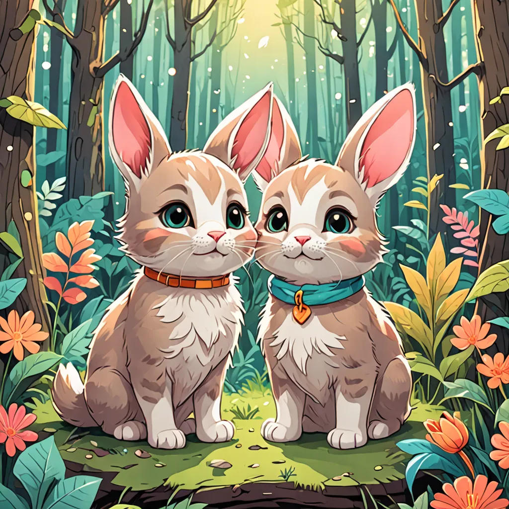 The Adventures of Sparkle and Paws: A Tale of Friendship
