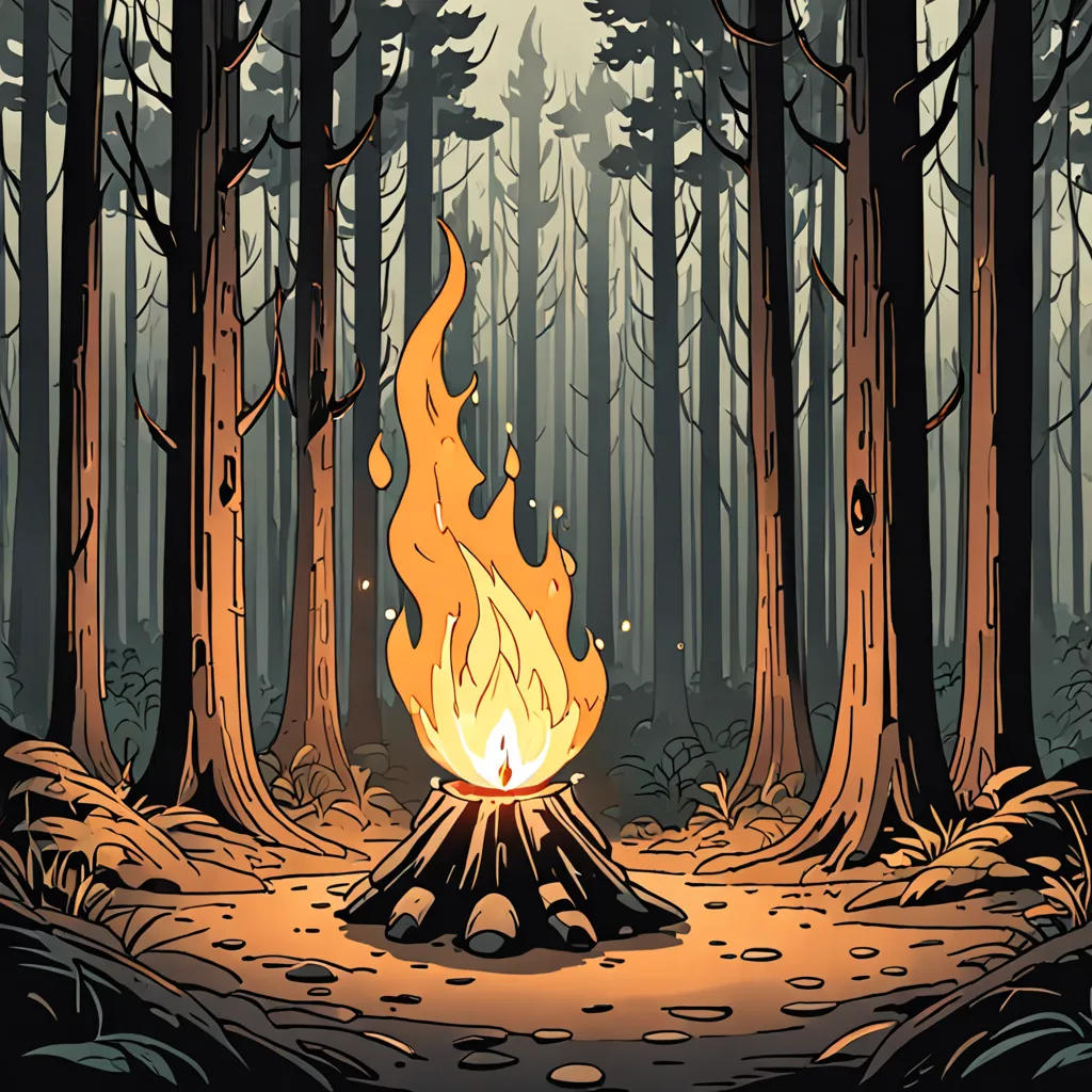 The Little Flame's Borrowed Light