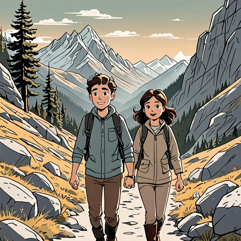 Aria and Toby's Mountain Adventure