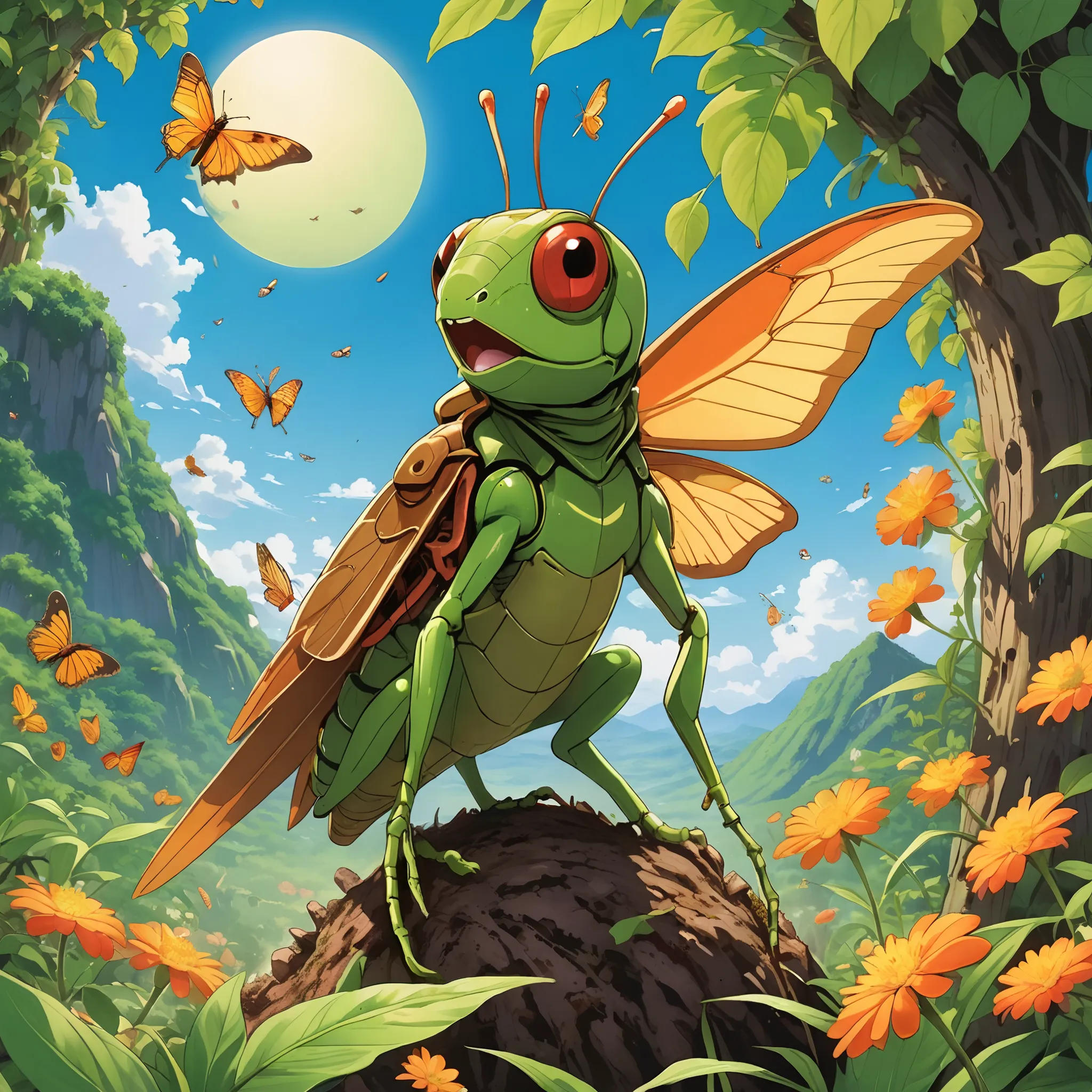 The Tale of Mr. Grasshopper and Mr. Locust
