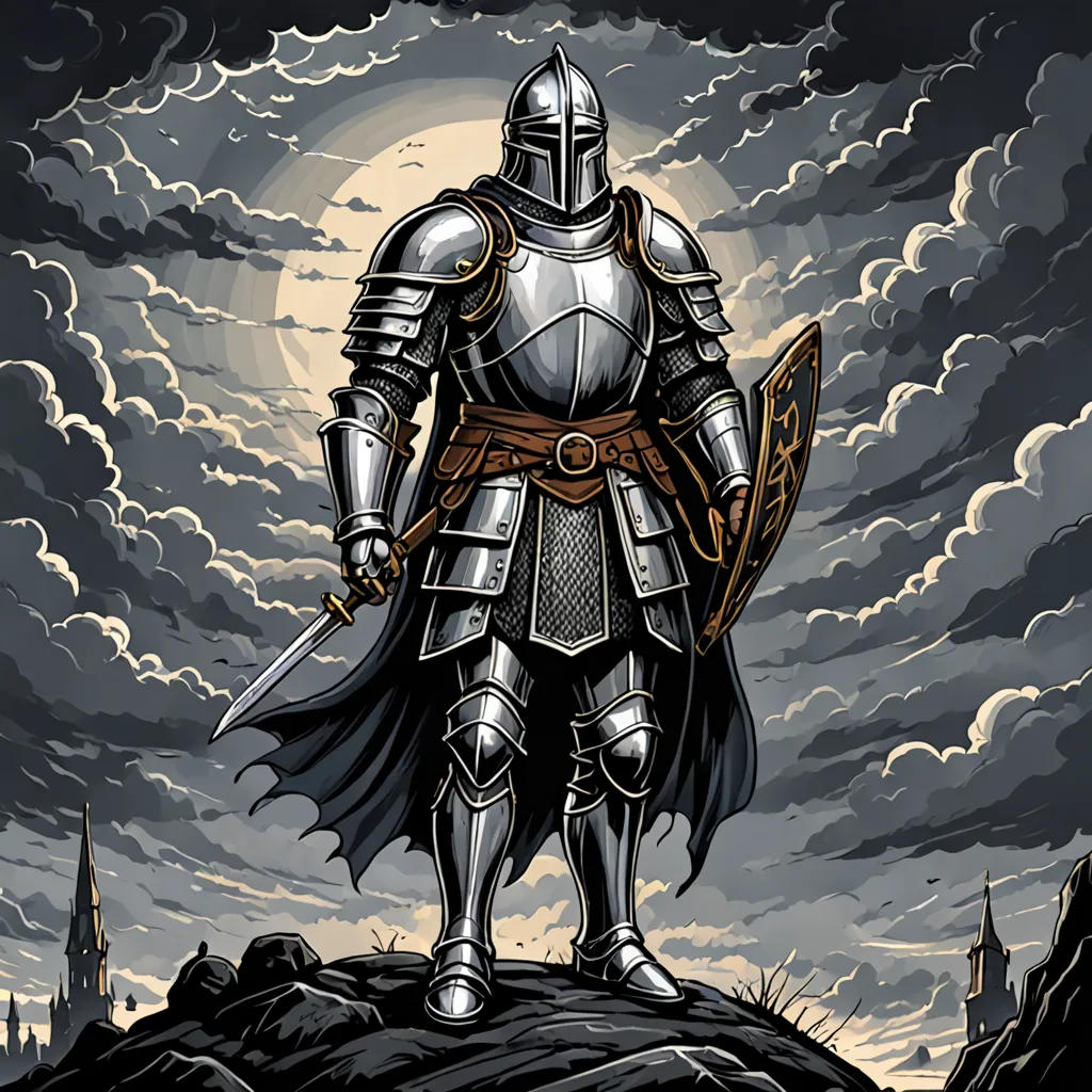 The Noble Knight and the Wicked Sorcerer