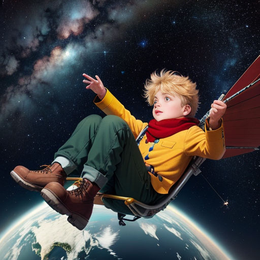 The Little Prince and His Flying Adventure